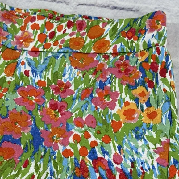 J.MCLAUGHLIN Womens Masie Ankle Pants Size 12 Caprice Floral Pull On Stretch - Picture 12 of 16